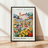 a picture of a flower market in the middle of a room