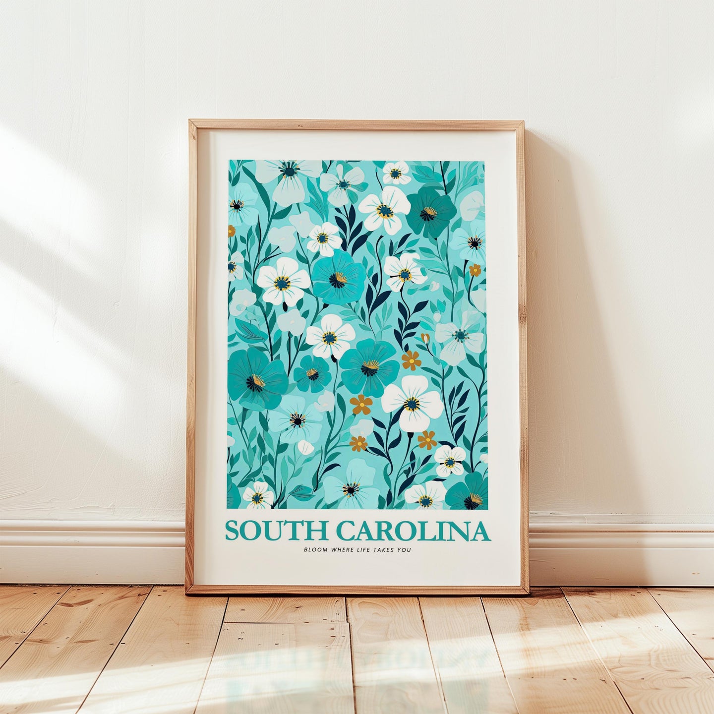 South Carolina Flower Art Print
