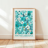 South Carolina Flower Art Print