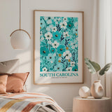 South Carolina Flower Art Print
