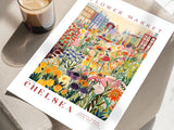 Chelsea Flower Market Poster