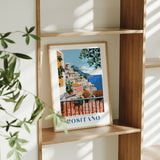 Positano Travel Poster