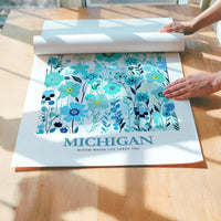 Michigan Flower Art Print