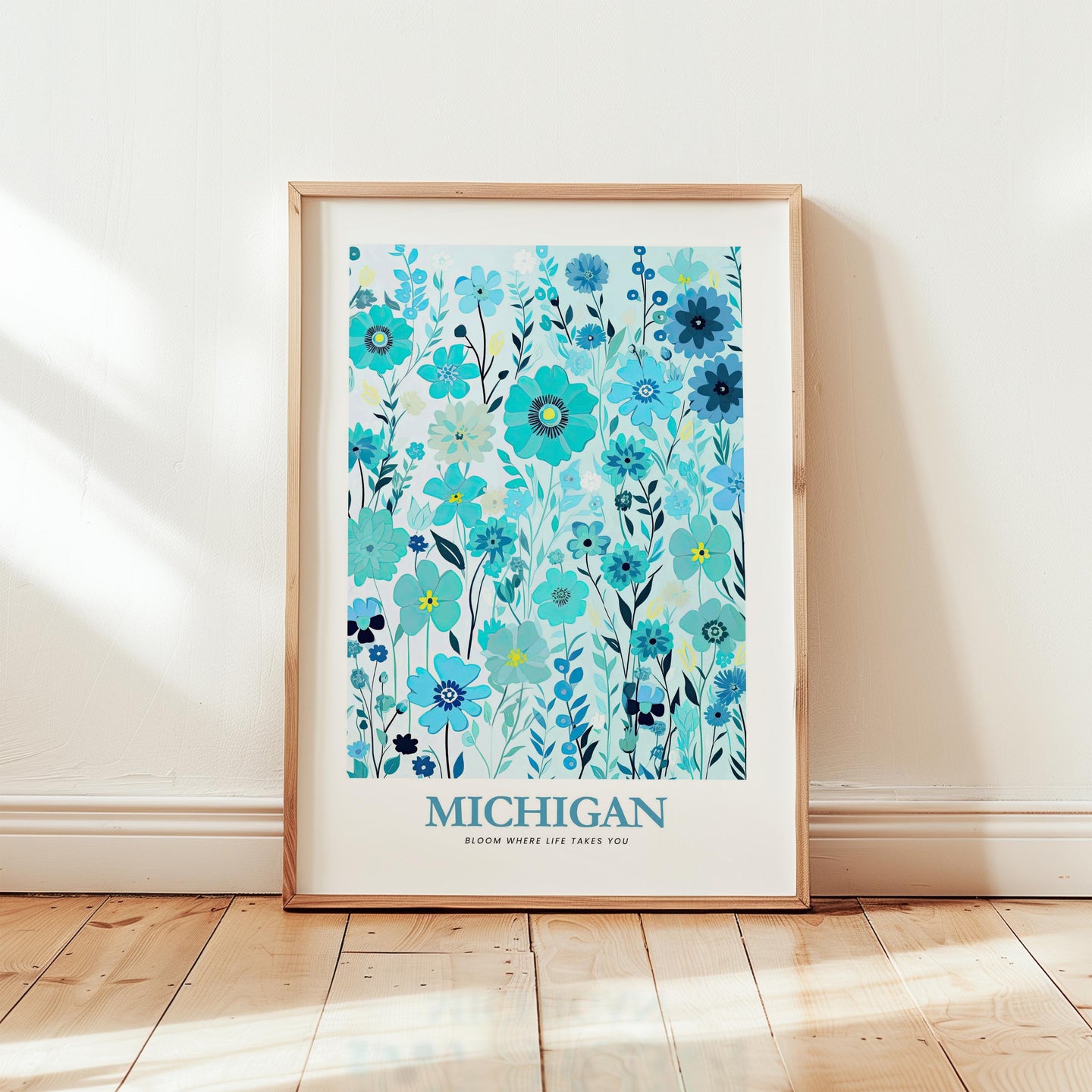 Michigan Flower Art Print