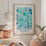 Michigan Flower Art Print