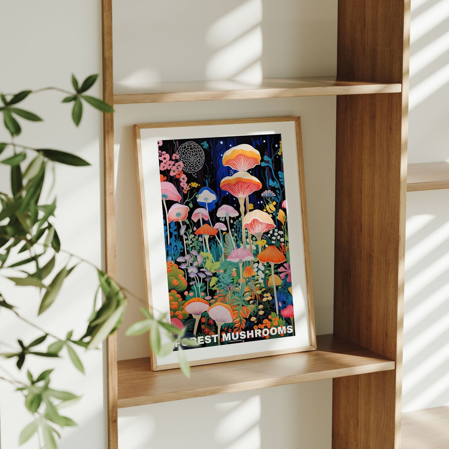 Forest Mushroom Poster