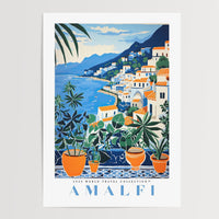 Amalfi Travel Poster