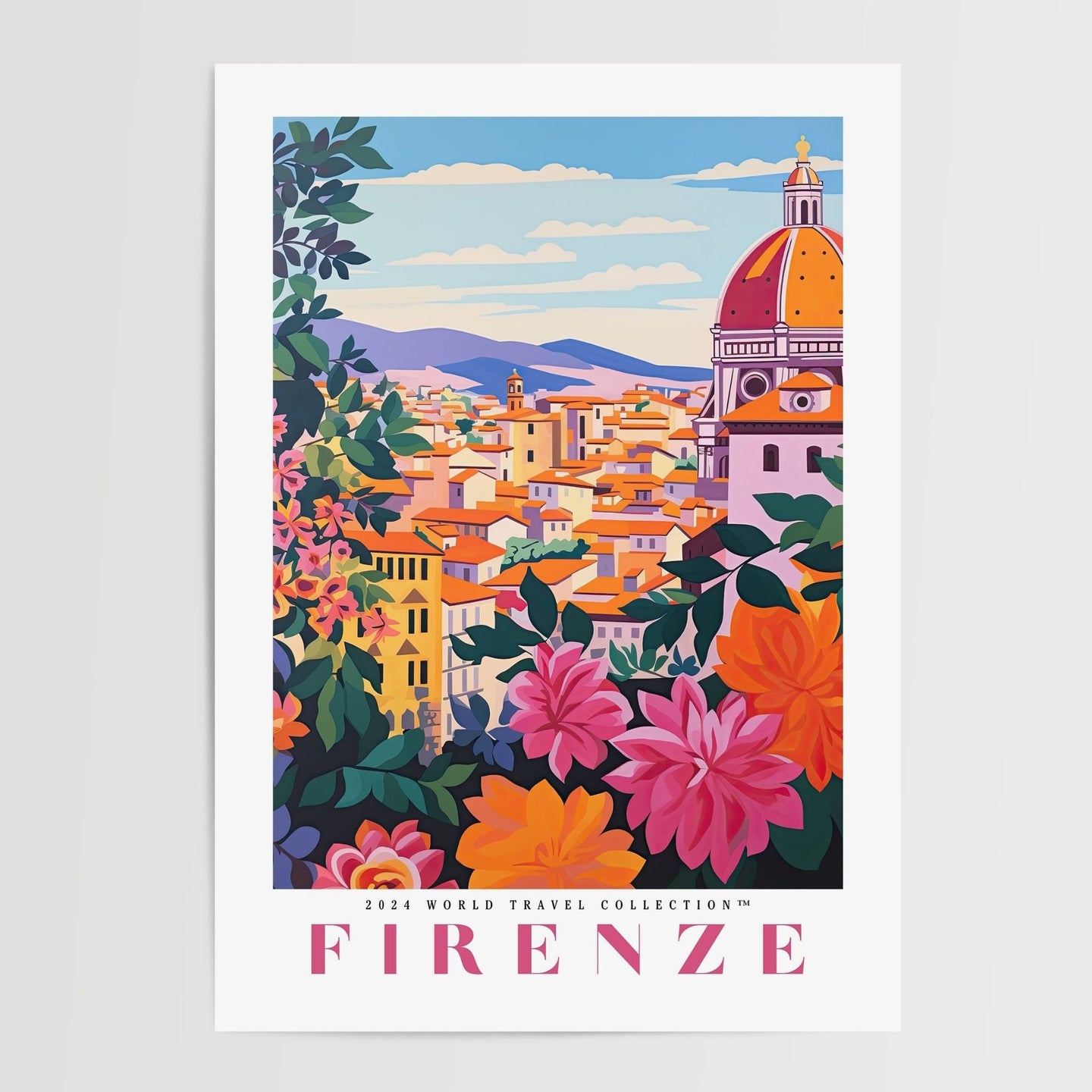 Firenze Travel Poster