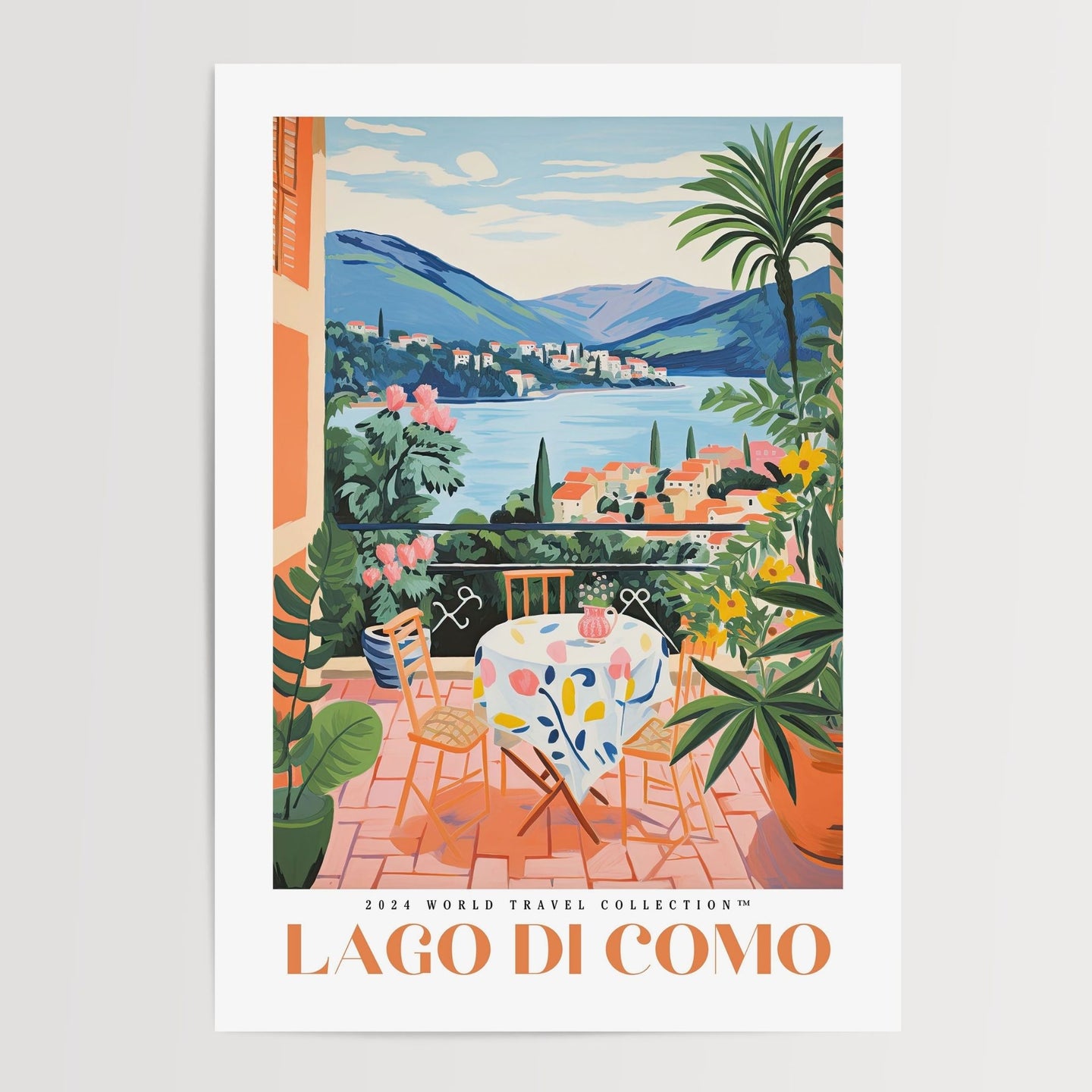 Como Travel Poster