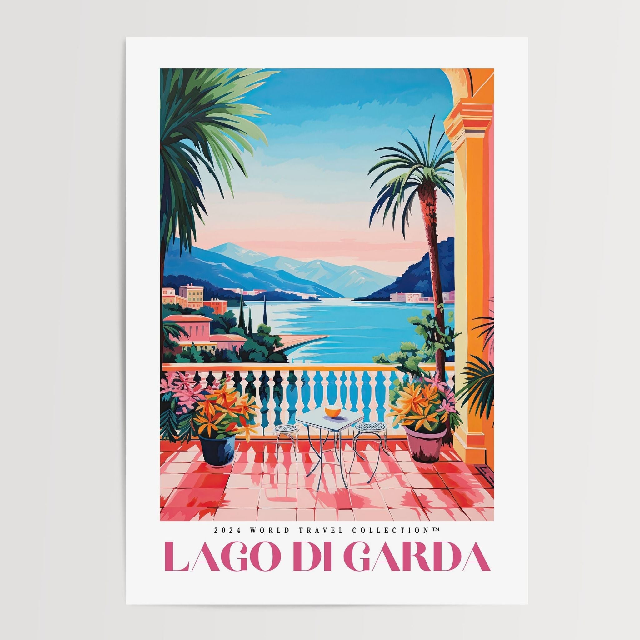 Garda Travel Poster