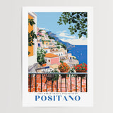 Positano Travel Poster