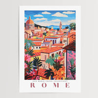 Rome Travel Poster