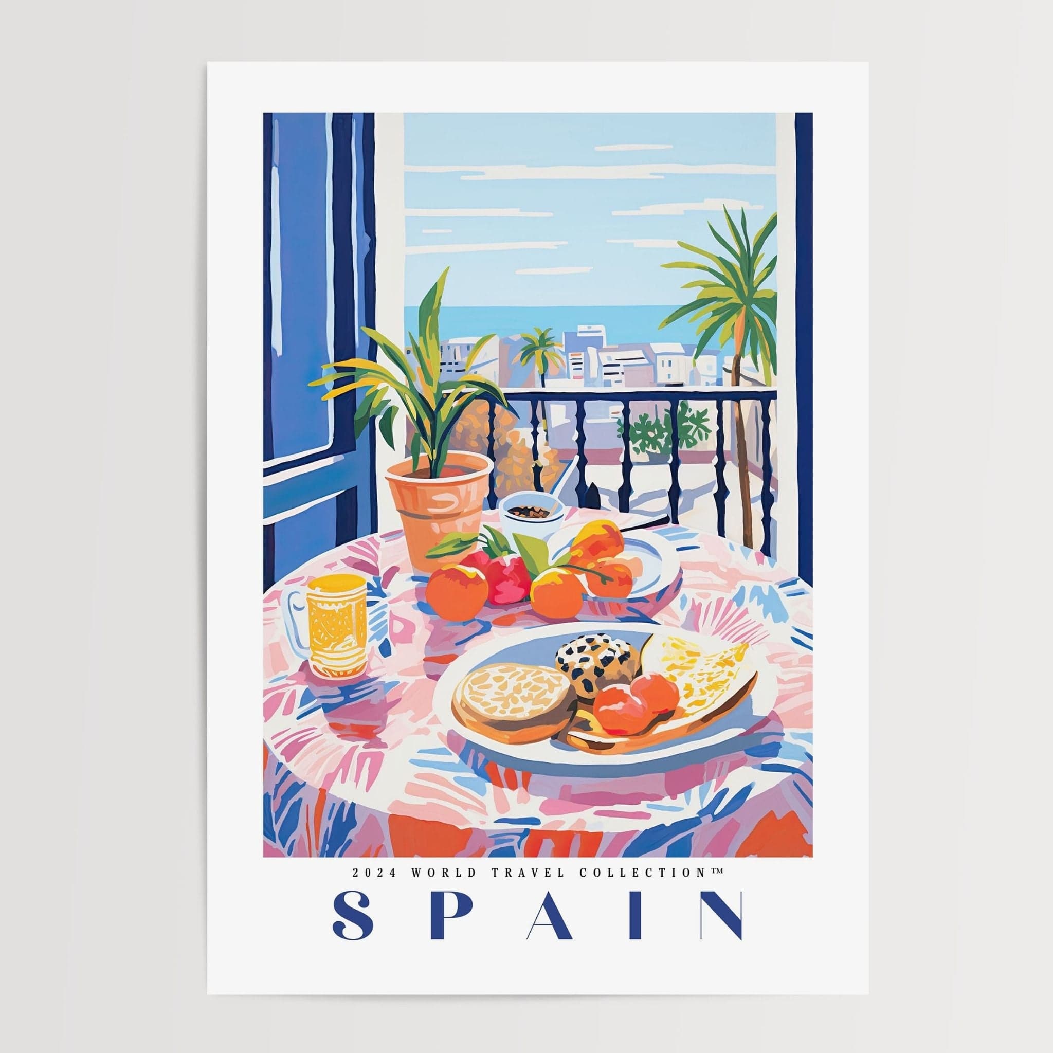 Spain Travel Poster