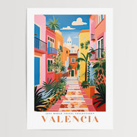 Valencia Travel Poster