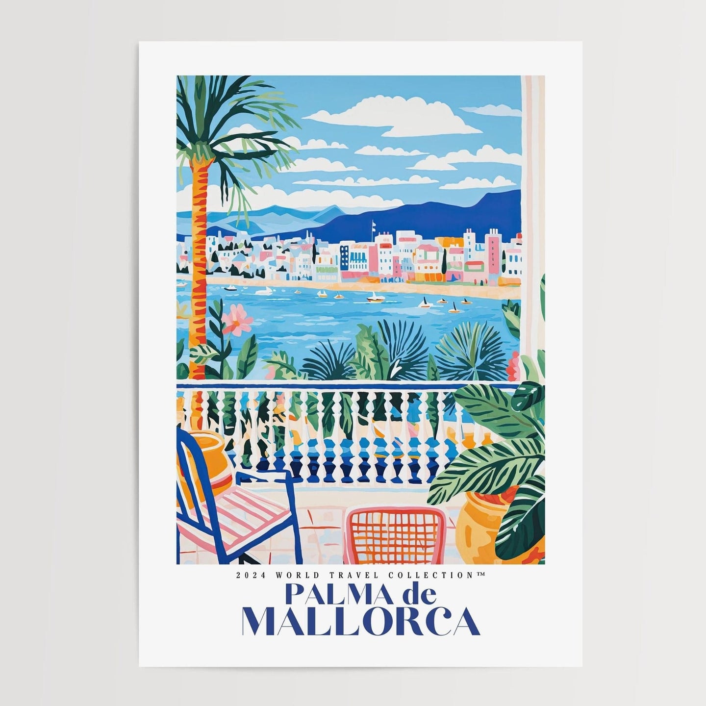 Mallorca Travel Poster