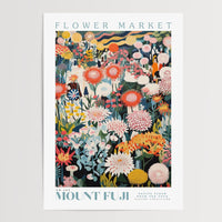 Mount Fuji Flower Market Plakat