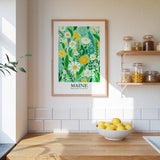 Maine Flower Art Print