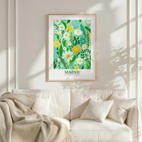 Maine Flower Art Print