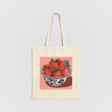 Strawberry Fruit Bowl Tote Bag