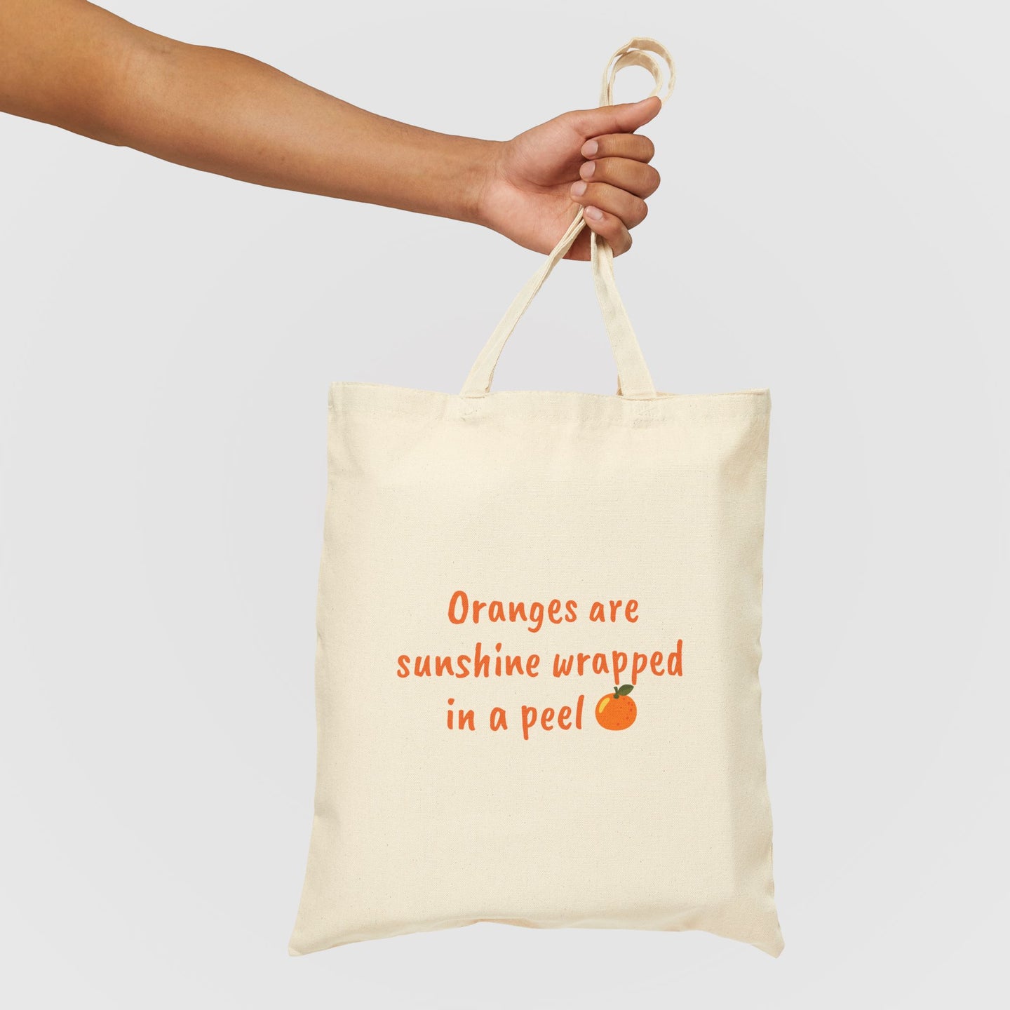 Orange Fruit Tote Bag