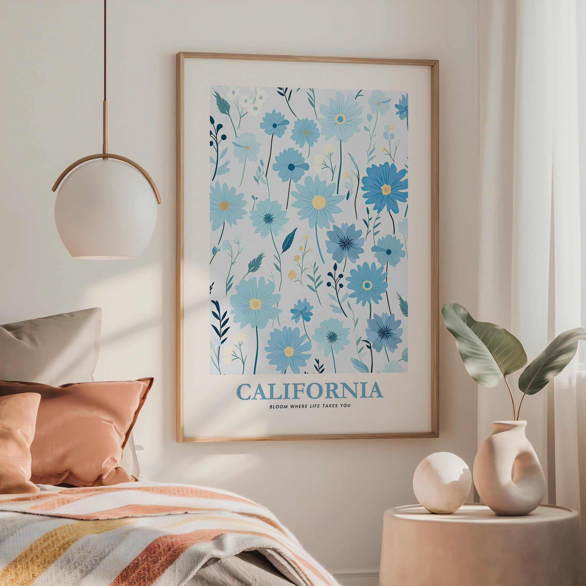 California Flower Art Print