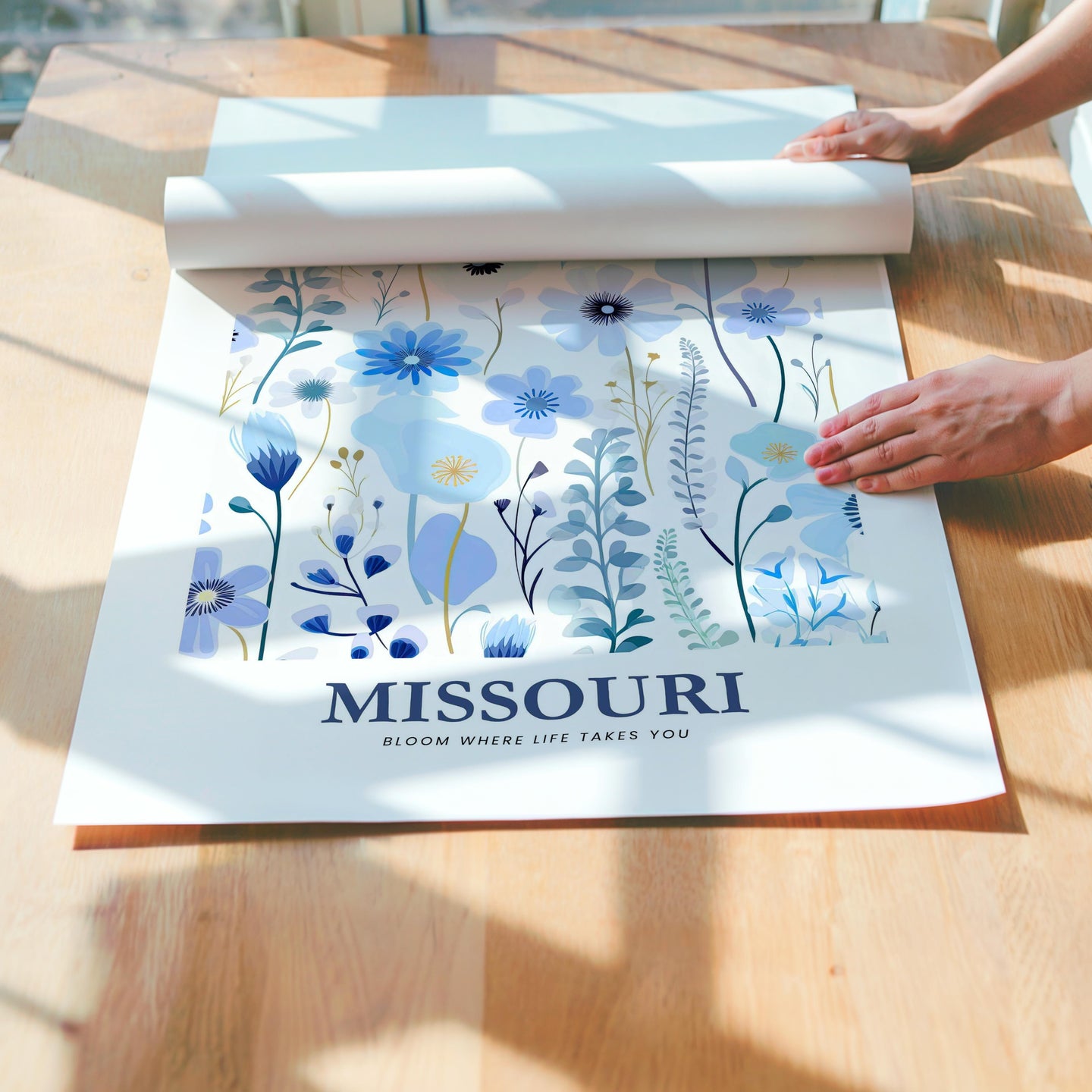 Missouri Flower Art Print