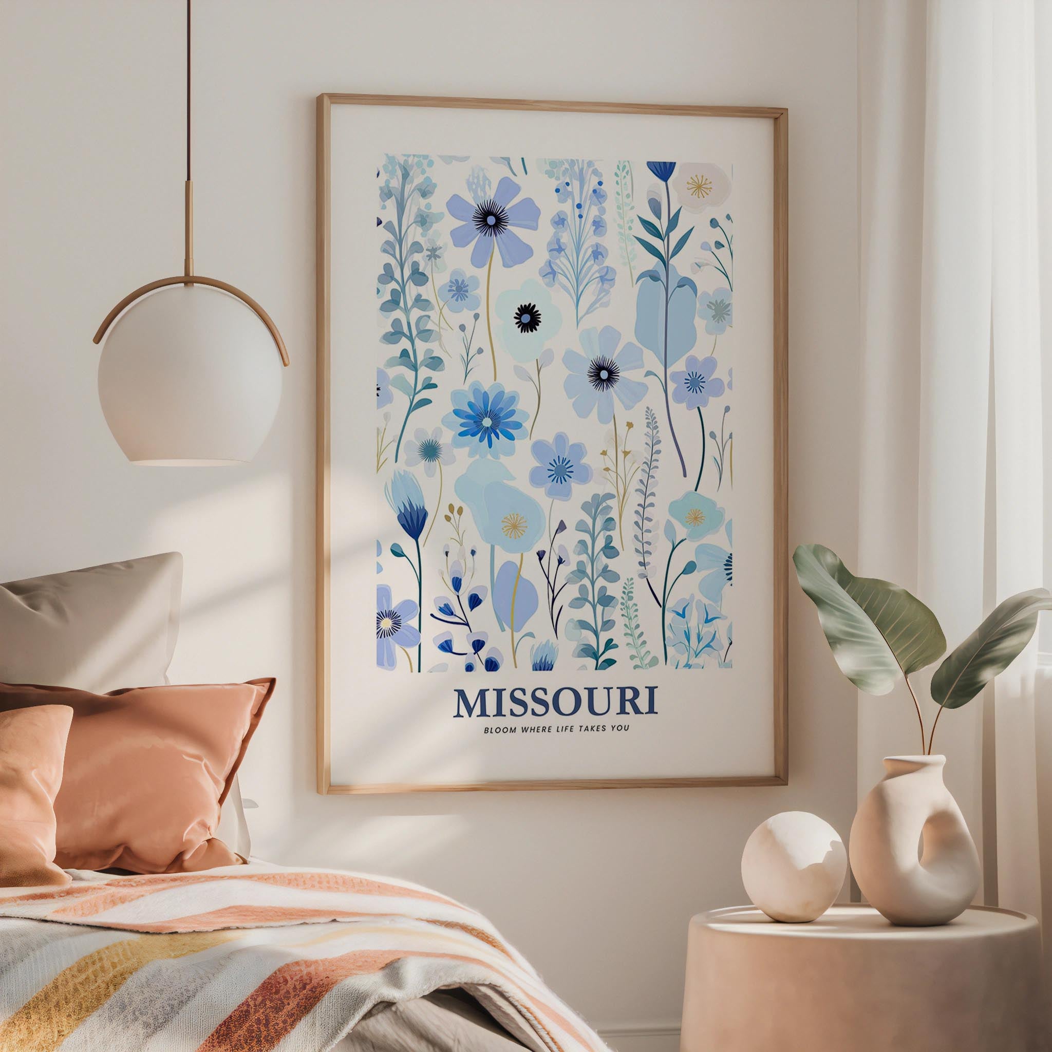 Missouri Flower Art Print