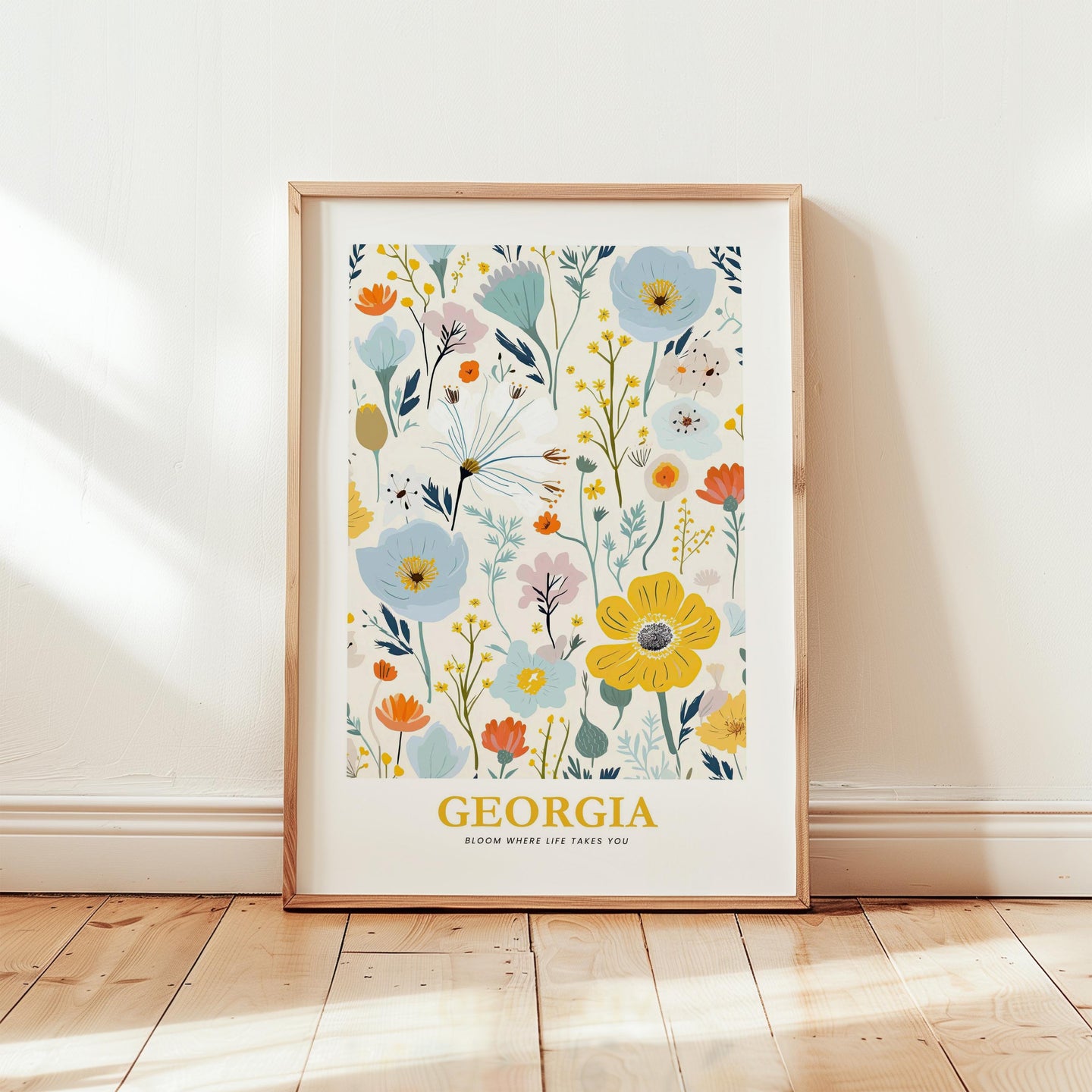 Georgia Flower Art Print