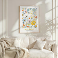 Georgia Flower Art Print