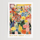 Buenos Aires Flower Market Poster