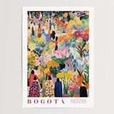 Bogota Flower Market Poster