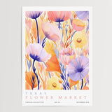 Texas Flower Market Poster