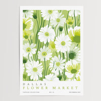 Dallas Flower Market Poster