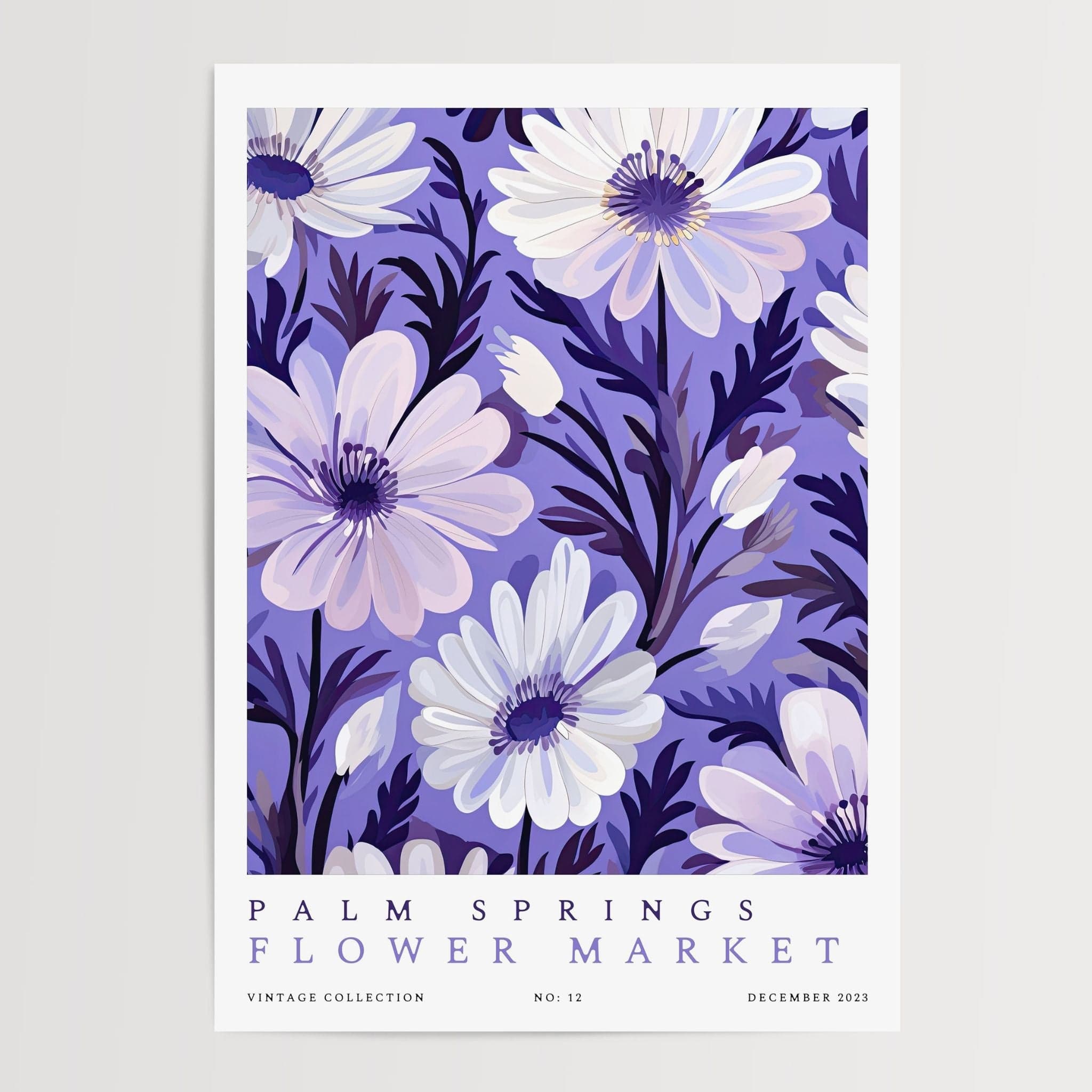 Palm Springs Flower Market Poster