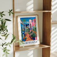 Barcelona Travel Poster