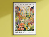 Dublin Flower Market plakat