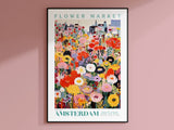 Amsterdam Flower Market Poster