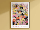 Madrid Flower Market Poster