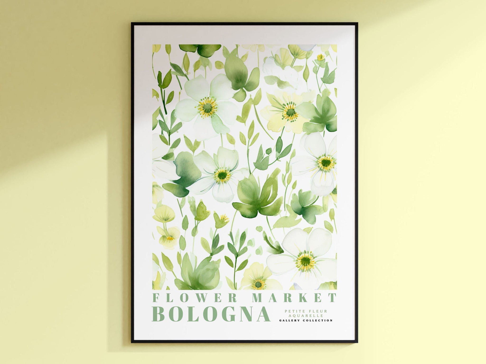 Bologna Flower Market Print