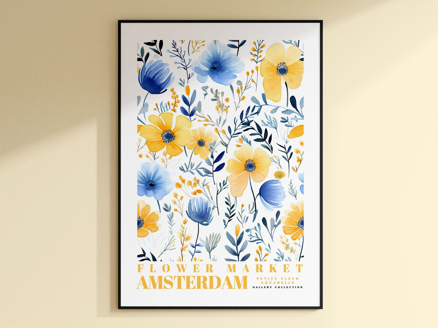 Flower Market Poster Amsterdam