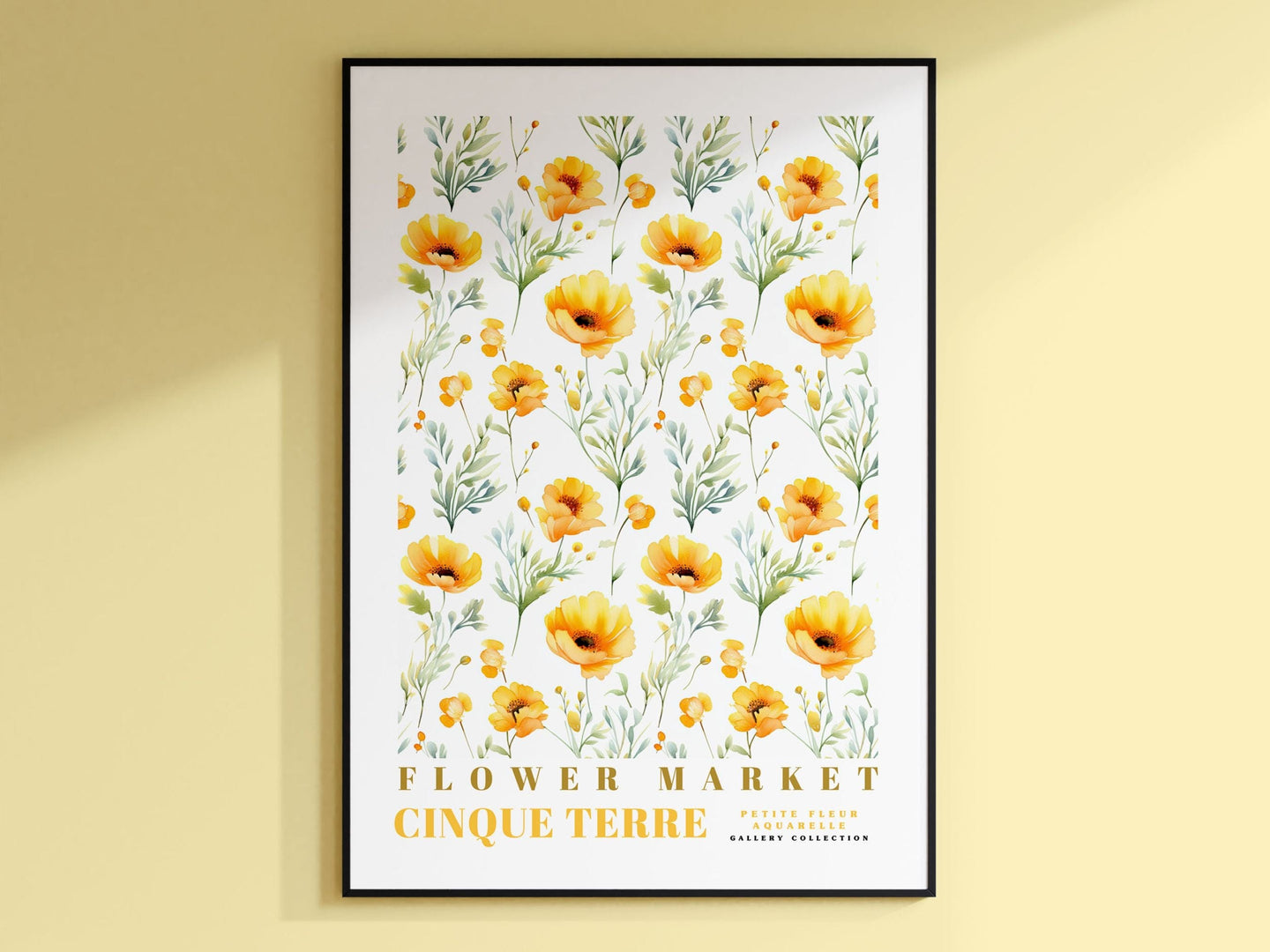 Cinque Terre Flower Market Print