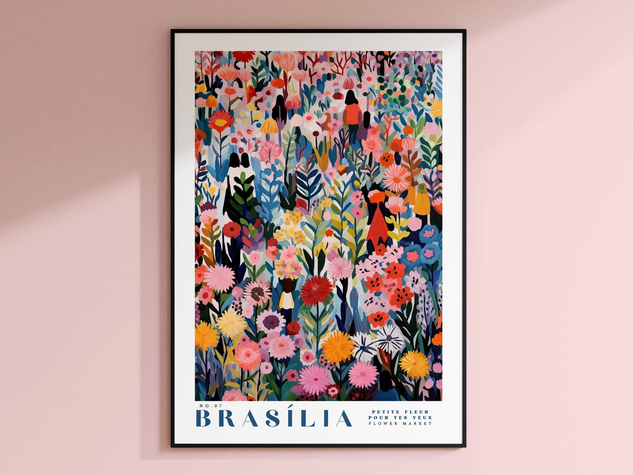 Flower Market Print Brasilia