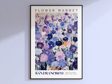 San Francisco Flower Market Poster