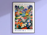 Flower Market Madeira Poster