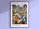 Madeira Flower Market Poster