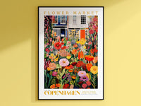 Copenhagen Flower Market Poster