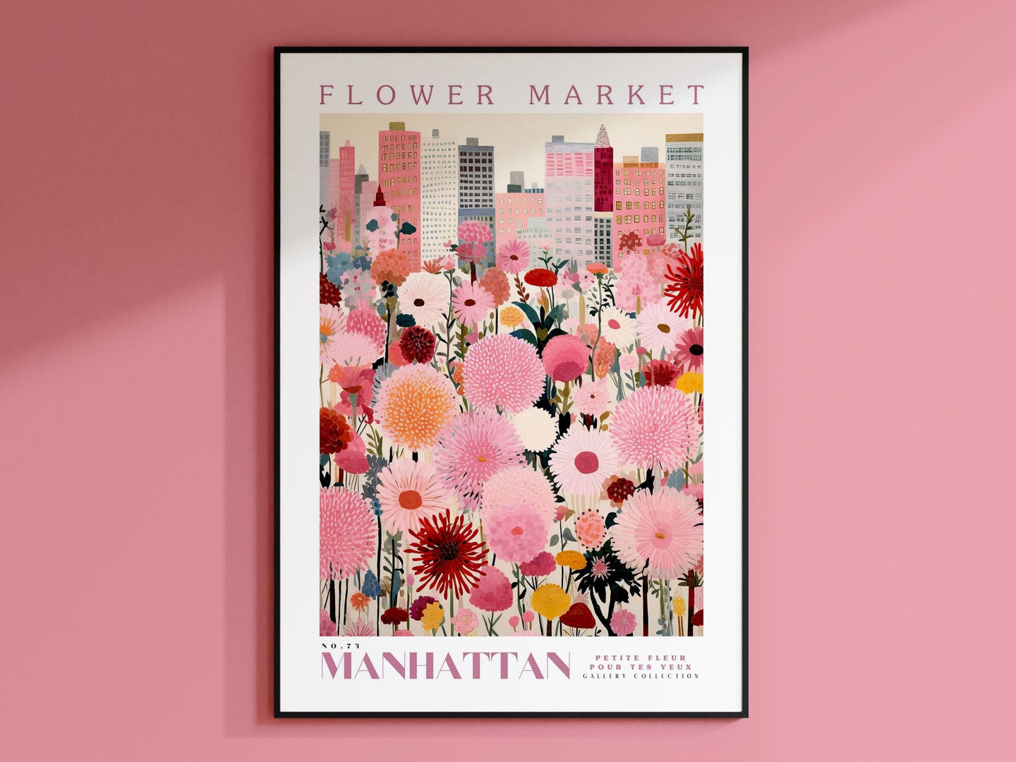 Flower Market Poster Manhattan