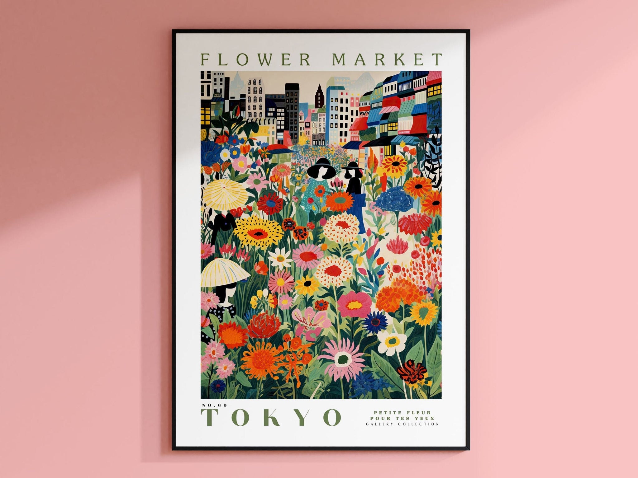 Tokyo Flower Market Poster