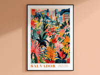 Flower Market Poster Salvador