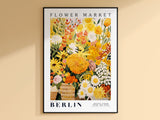 Flower Market Berlin Poster